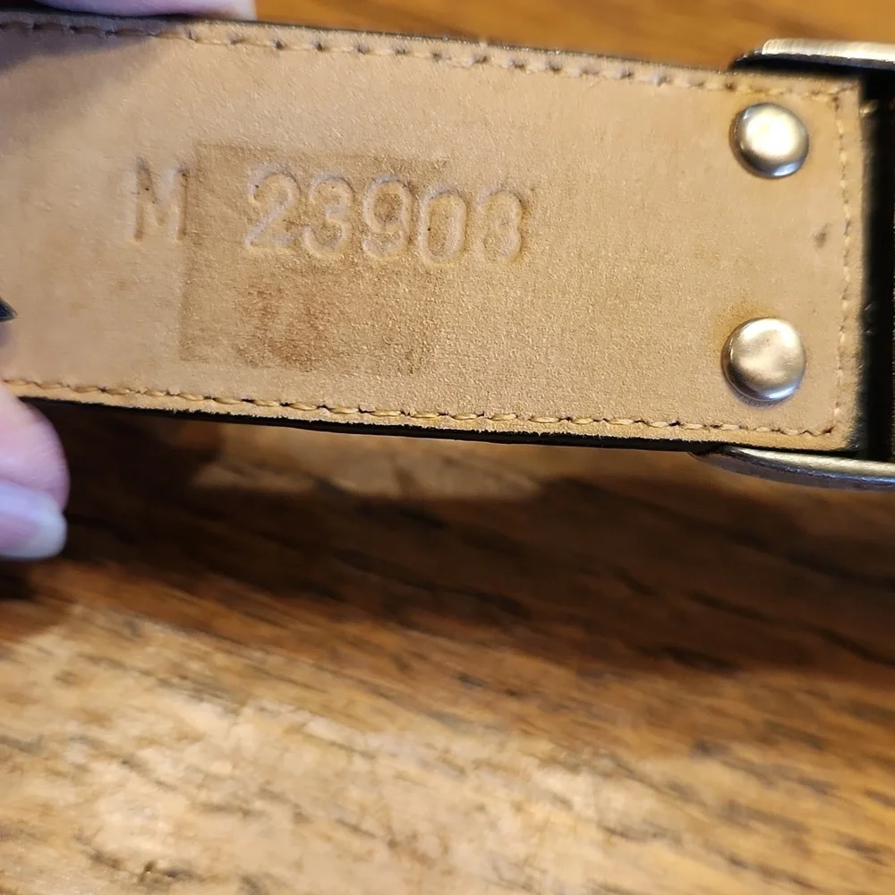 Brighton Western Silver Tone Buckle Med
